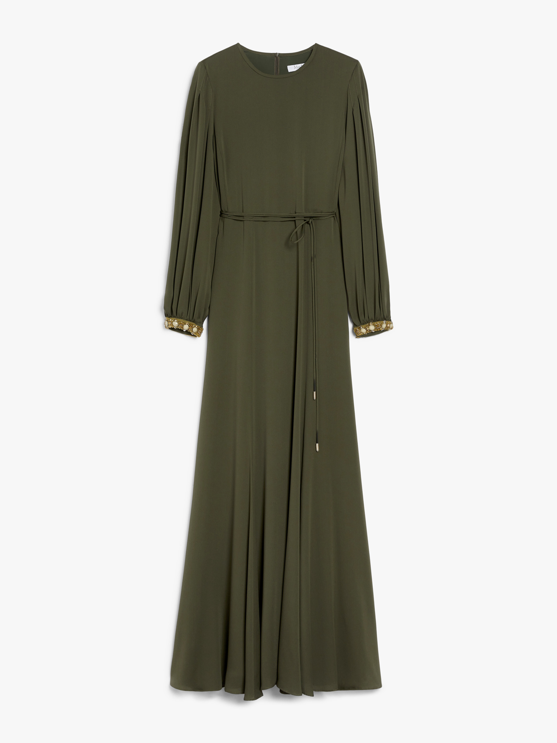 ワンピース Max Mara SS25 CRESO SILK LONG DRESS (2511221054600 009) 1221135106003-f-