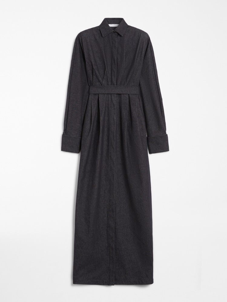 オールインワン・サロペット Max Mara Gerla Long Sleeve Dress MAX MARA NWT Onore Long Sleeve Jersey Midi Stretch-twill