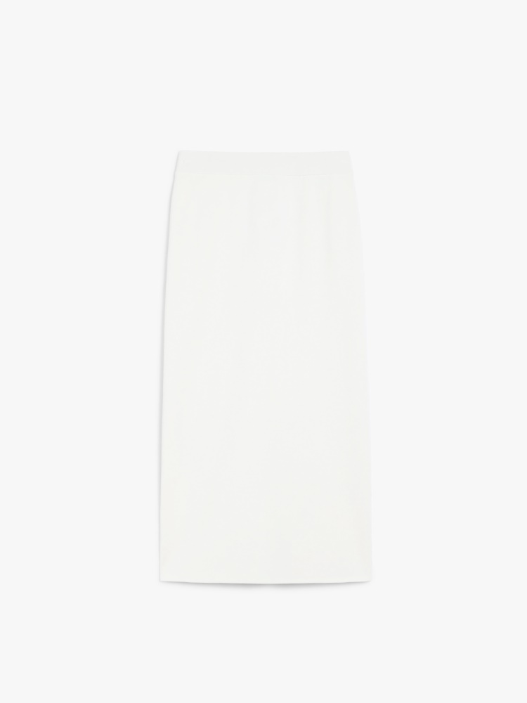 【送料&関税込】Max Mara losanna Skirt Losanna midi skirt in white - Max Mara | Mytheresa