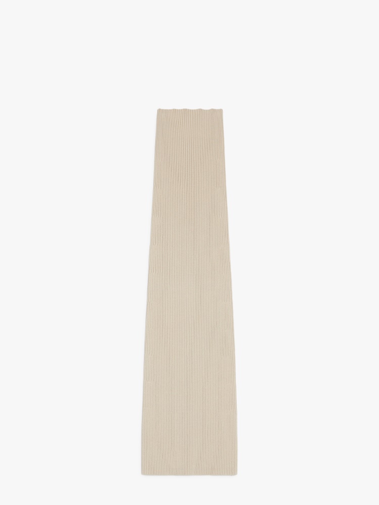 Long viscose yarn skirt - BEIGE - Max Mara