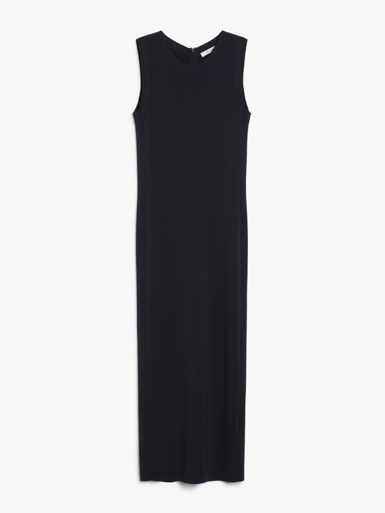 ☆MaxMara☆入手困難☆お洒落Viscose Knit Sheath Dress/VISIERA Viscose knit sheath dress, navy | 