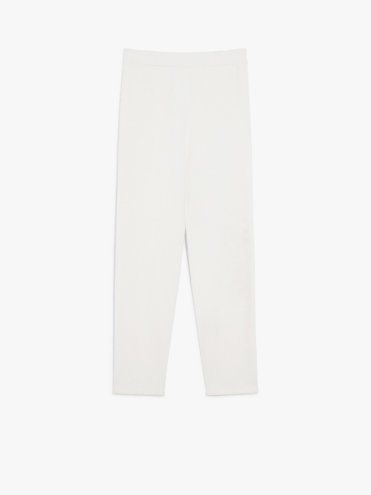 Spodnie z dzianiny kaszmirowej - JEDWABNY - Max Mara