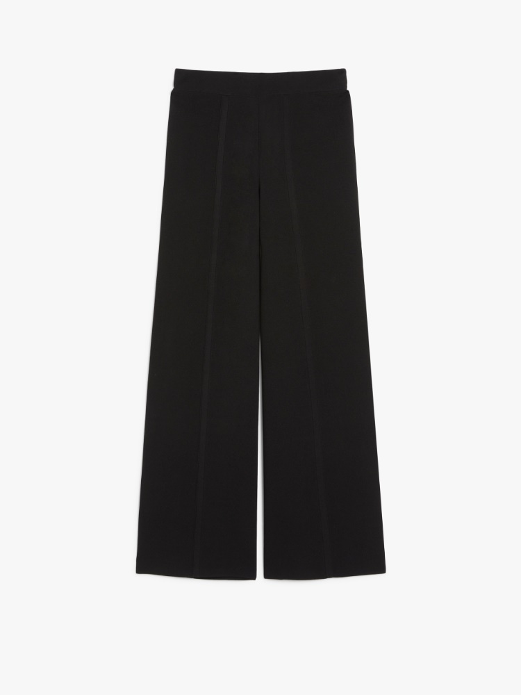 パンツ MAX MARA PIANOFORTE Woman Pants Black 2421136044600 003 donna-abbigliamento-pantaloni-