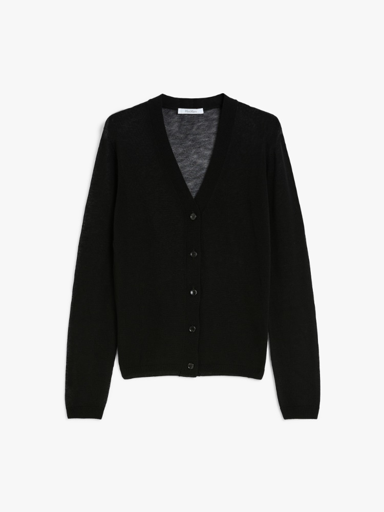 Wool cardigan, black | 