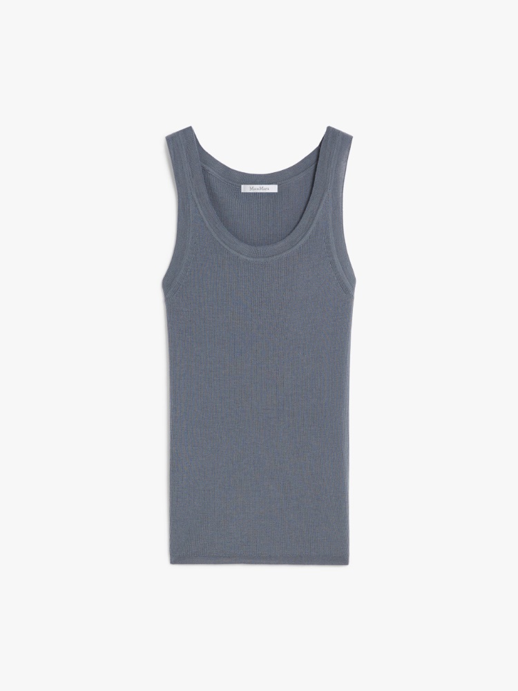 Haut en laine côtelée - EAU - Max Mara