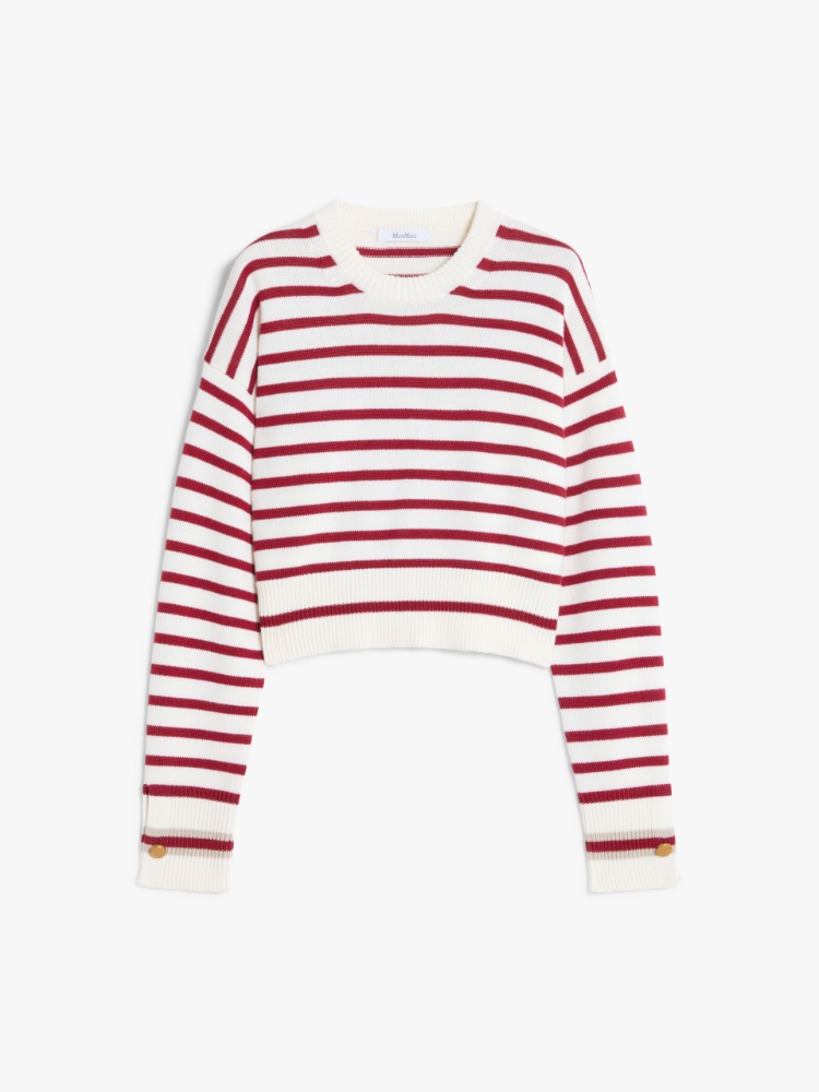 Pull court en laine - BLANC - Max Mara