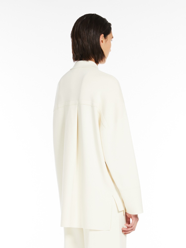 Max Mara◆EDITTO◆ビスコースブレンドクレープトップ Editto ビスコースブレンドクレープトップ - Max Mara