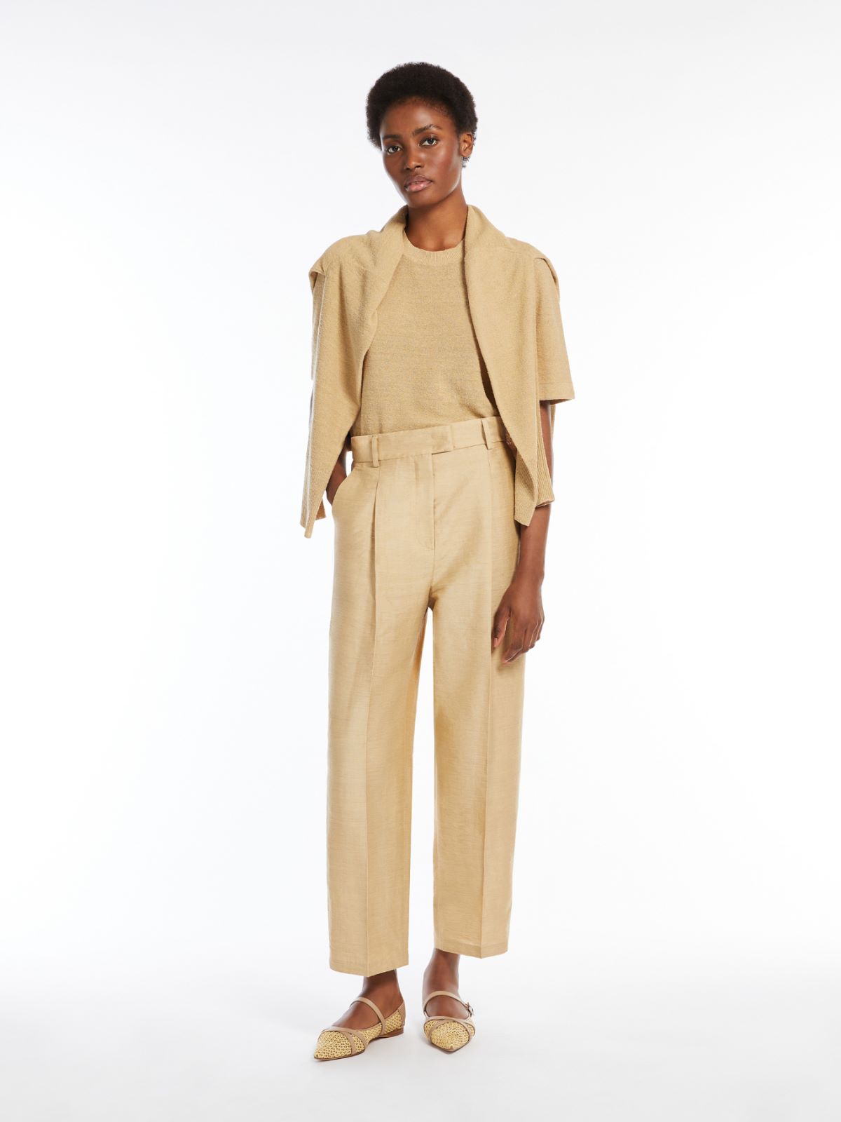 DT★Max Mara★leda ストレッチリネンコットンジャケット Max Mara Linen Woman | Max Mara