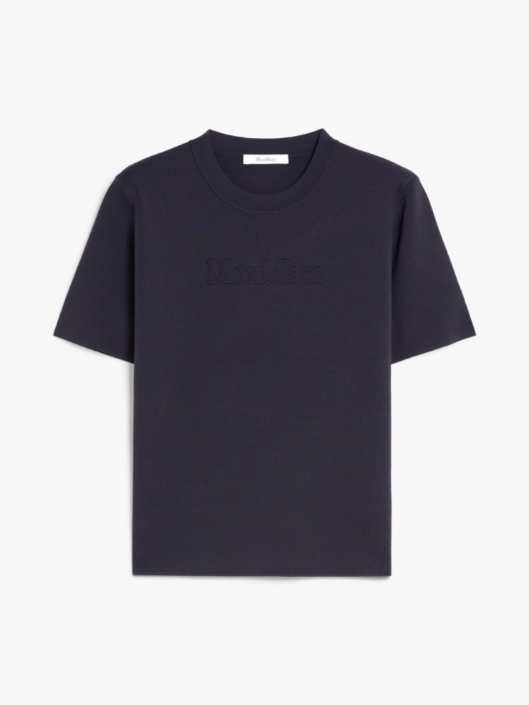 MAX MARA｜ (SEGALE (11361078 005 / 11361078600 005)) Viscose yarn jumper, navy | 