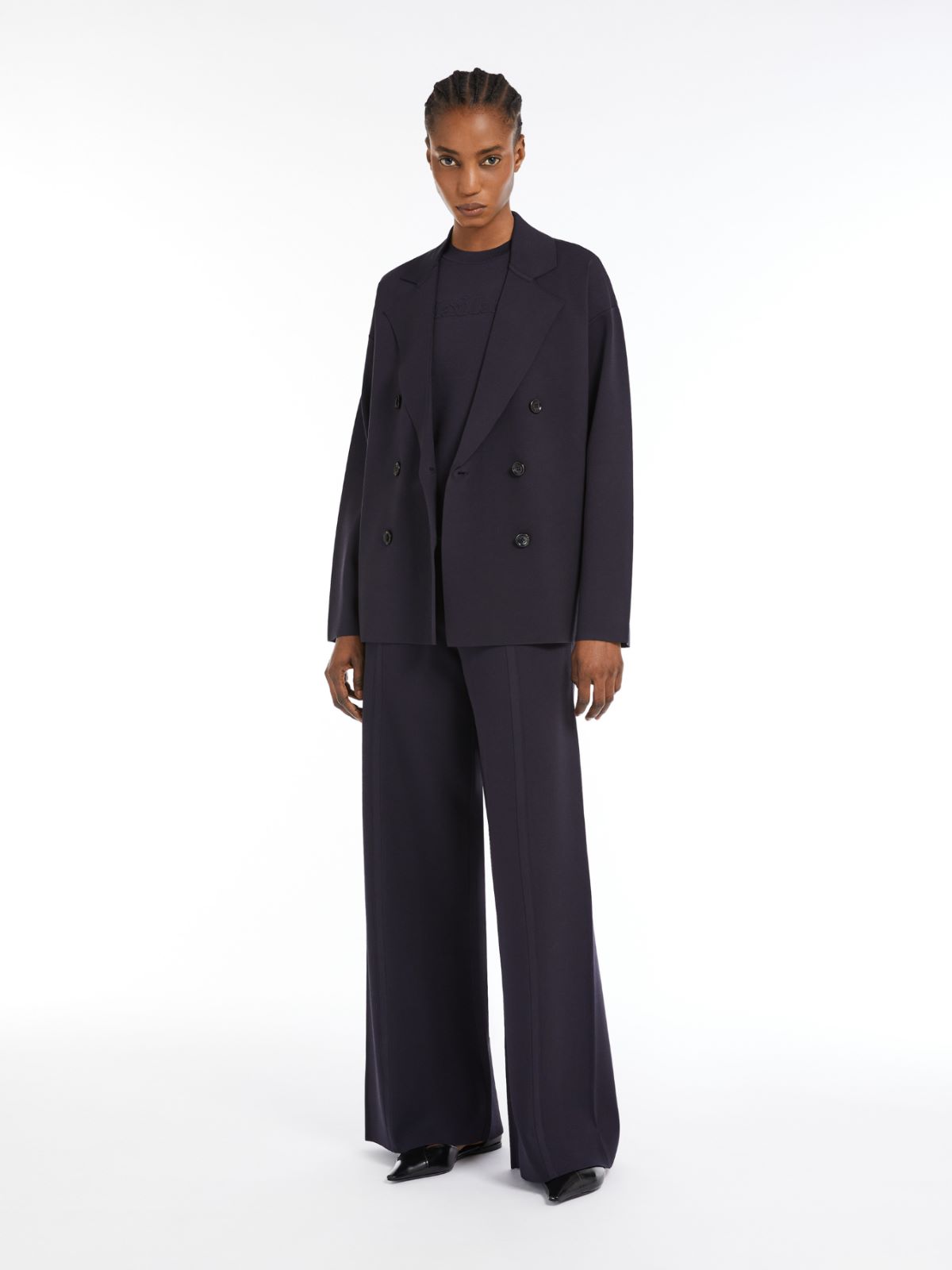 Viscose yarn jumper + NAVY - Max Mara