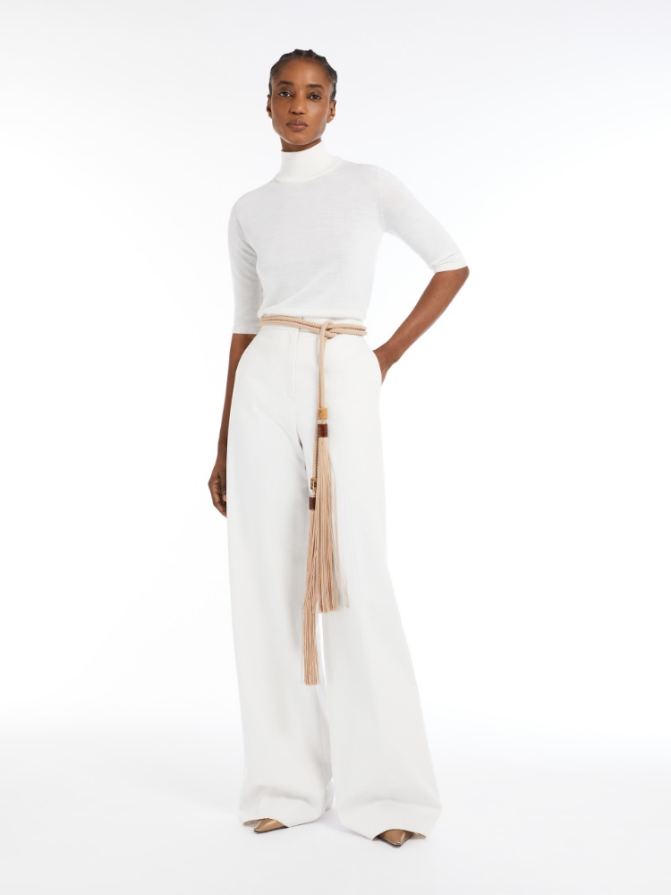 Pull à col roulé en fil de laine - SOIE - Max Mara - 2