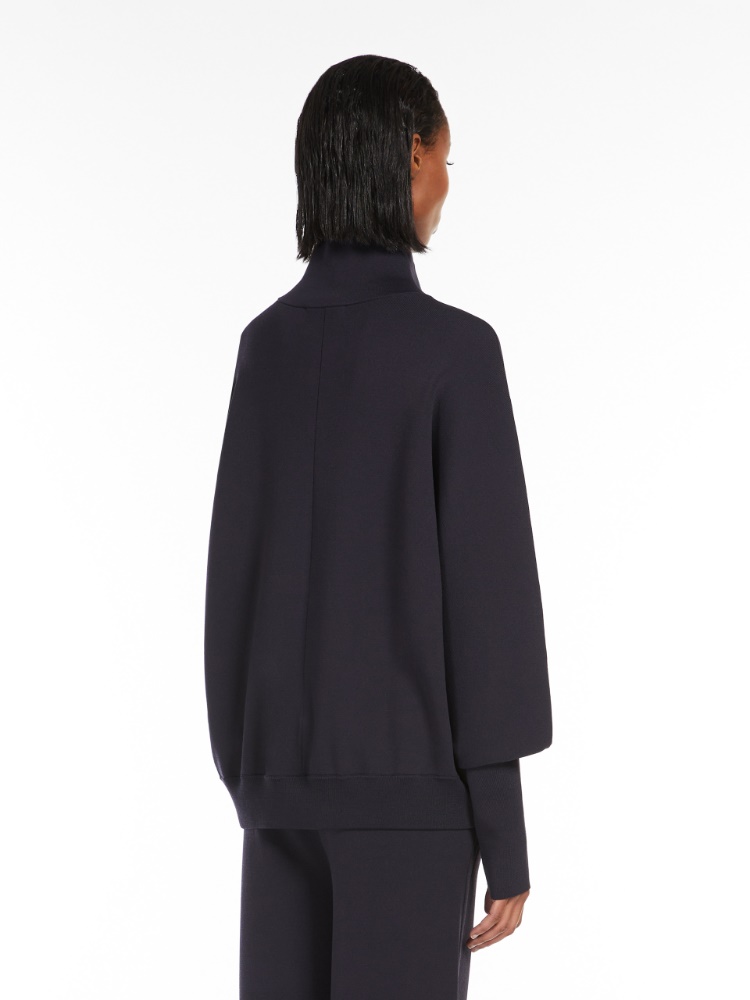 その他 Weekend Max Mara Navy blue cotton Medea sweatshirt Weekend Max Mara Navy Blue Cotton Medea Sweatshirt | italist