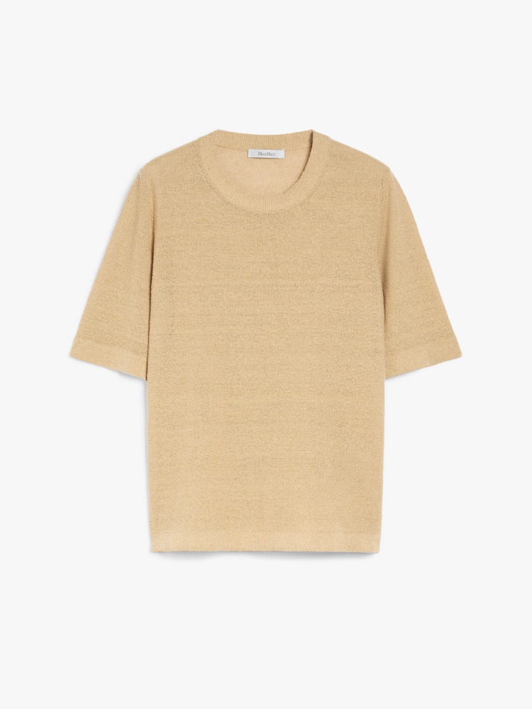 Max Mara◆LIANA◆リネン&シルク Tシャツ 直営♪MaxMara リネン&シルク糸 Tシャツ LIANA (Max Mara/T