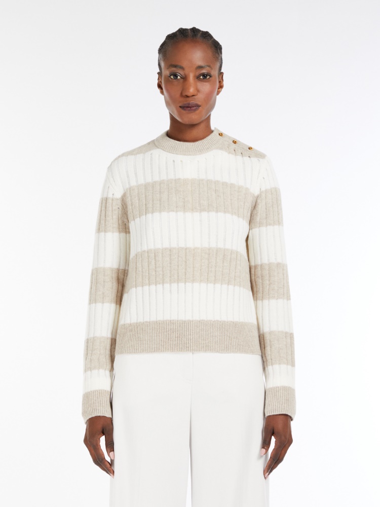 【Max Mara】 Alfeoウールブレンドトップ 1361115106020-b-