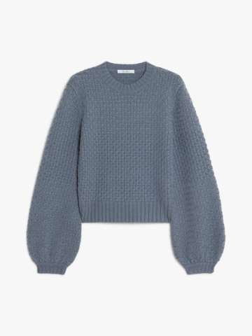 【送料&関税込】Max Mara Embellished Crewneck Long-sleeved D Max Mara 'swift' ribbed turtleneck sweater with long sleeves