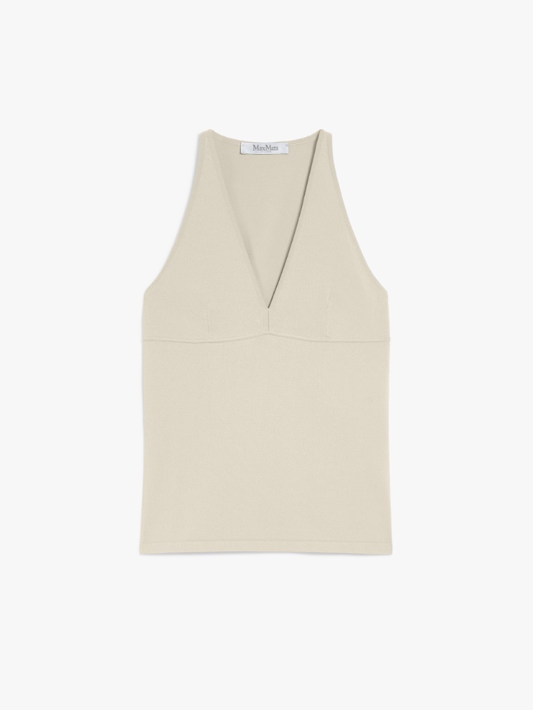 Viscose top - BEIGE - Max Mara