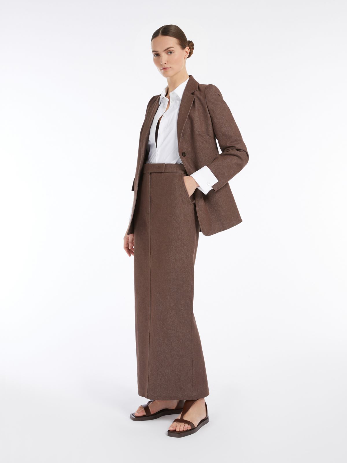 Viscose top + BROWN - Max Mara