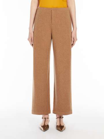 パンツ MAX MARA CAPPUCCINO WOOL BLEND TENNIS PANT WE5131045106009-w-
