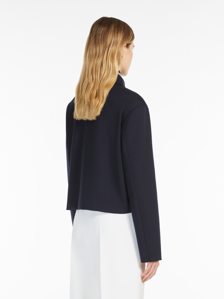 【MAX MARA】[タラモ] ミラノ ジャージー クロップド ジャケット MaxMara タラモ ミラノジャージークロップドジャケット♪ (Max
