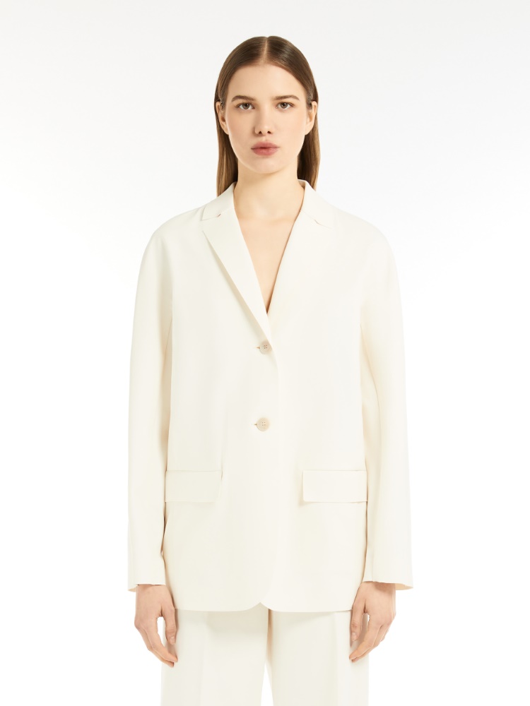Max Mara LESENA シングルブレスト ジャケット 黒 関税送料込 Max Mara LESENA シングルブレスト ジャケット 黒 関税送料込
