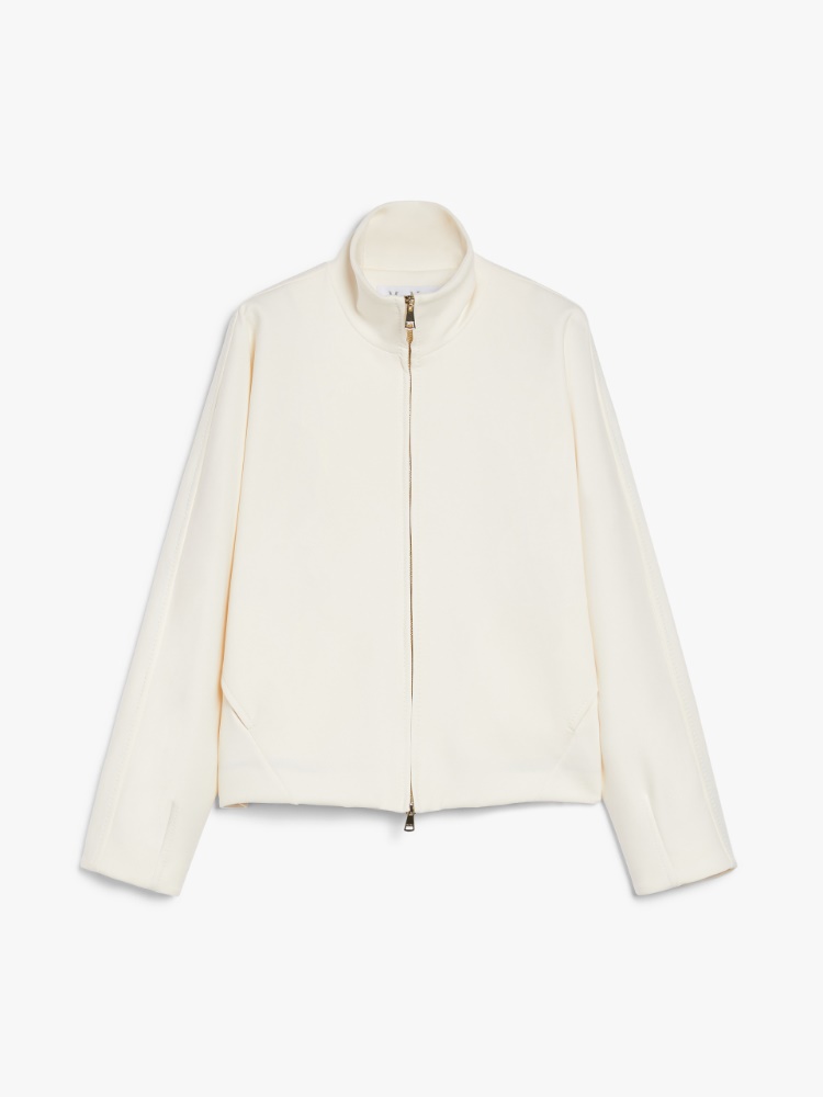 ブルゾン Max Mara PLAVA - Polyamide blend sweatshirt Max Mara 'plava' Black Polyamide Blend Sweatshirt | italist