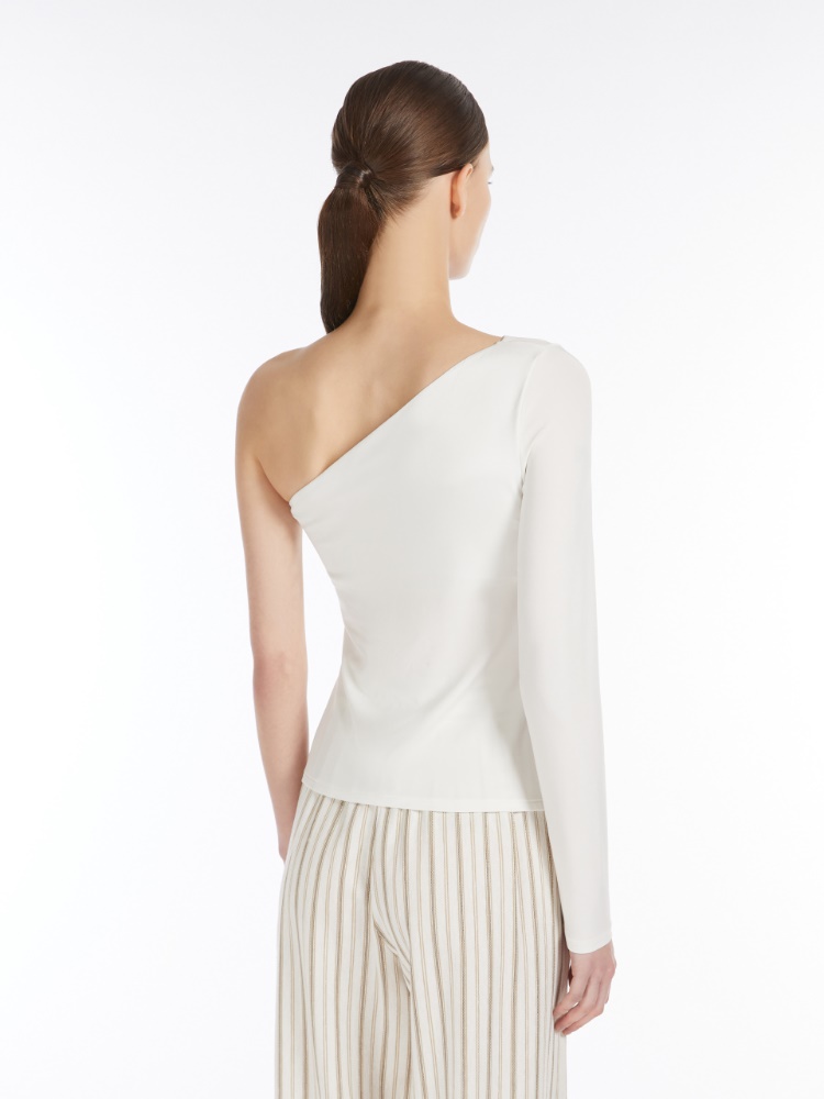 ★ Max Mara ★ トップ Jersey zip-up sweatshirt, clay | 