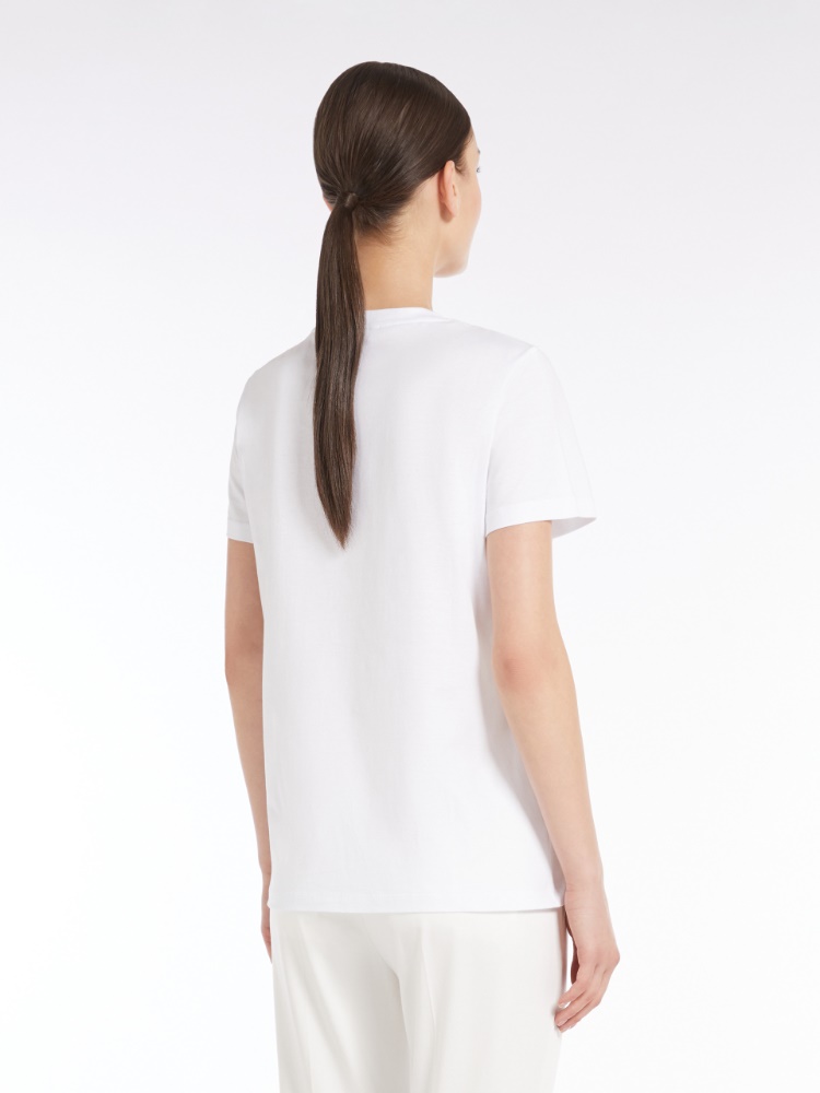 コリブリ] ピュア コットン プリント Tシャツ, white | 