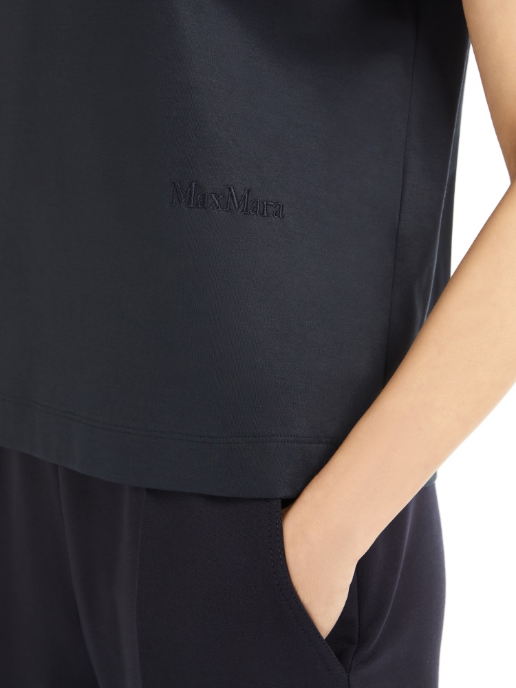 Max Mara Nerina Tシャツ Cotton T-shirt, optical white | 