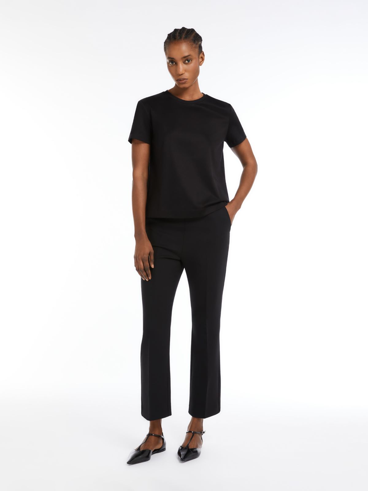 Cotton T-shirt + BLACK - Max Mara