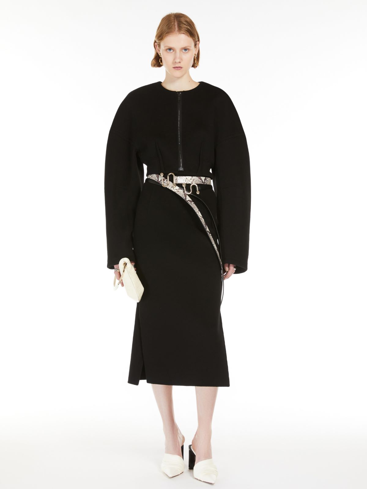 ワンピース MAX MARA Women Mid Skirts SILVACO 002 BLACK Skirts Mid Length Woman | Max Mara