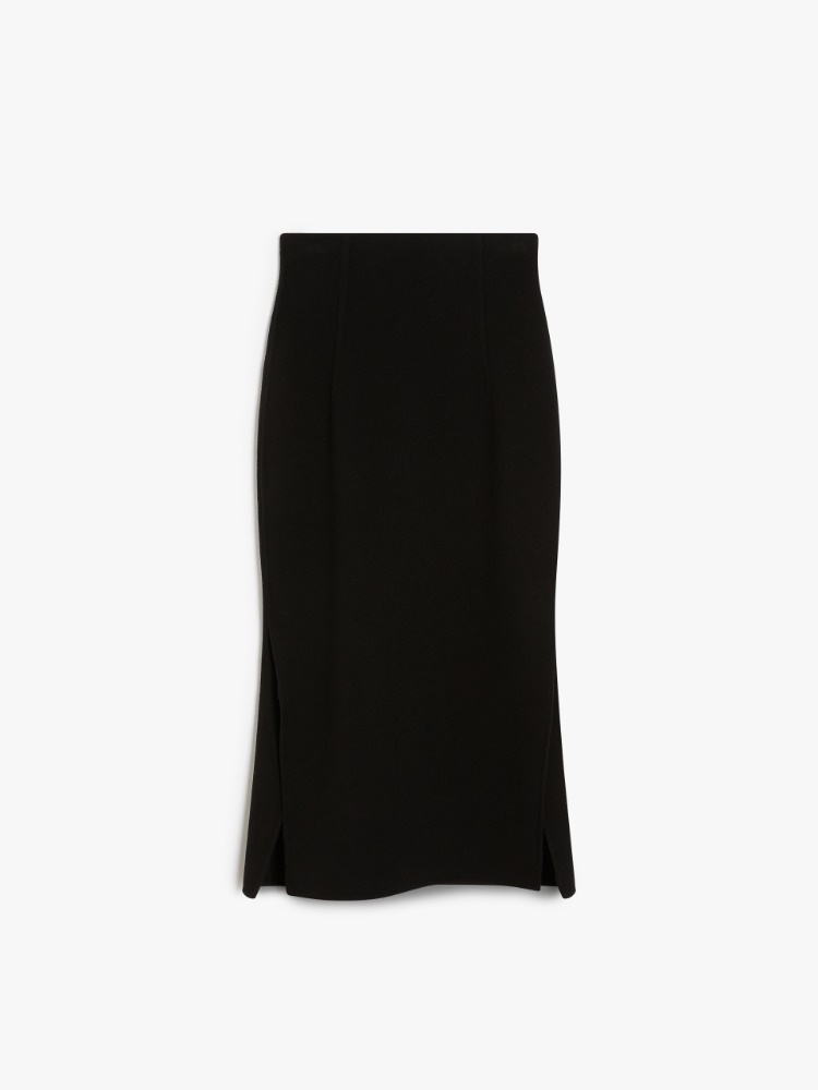 Long skirt with slits - BLACK - Max Mara