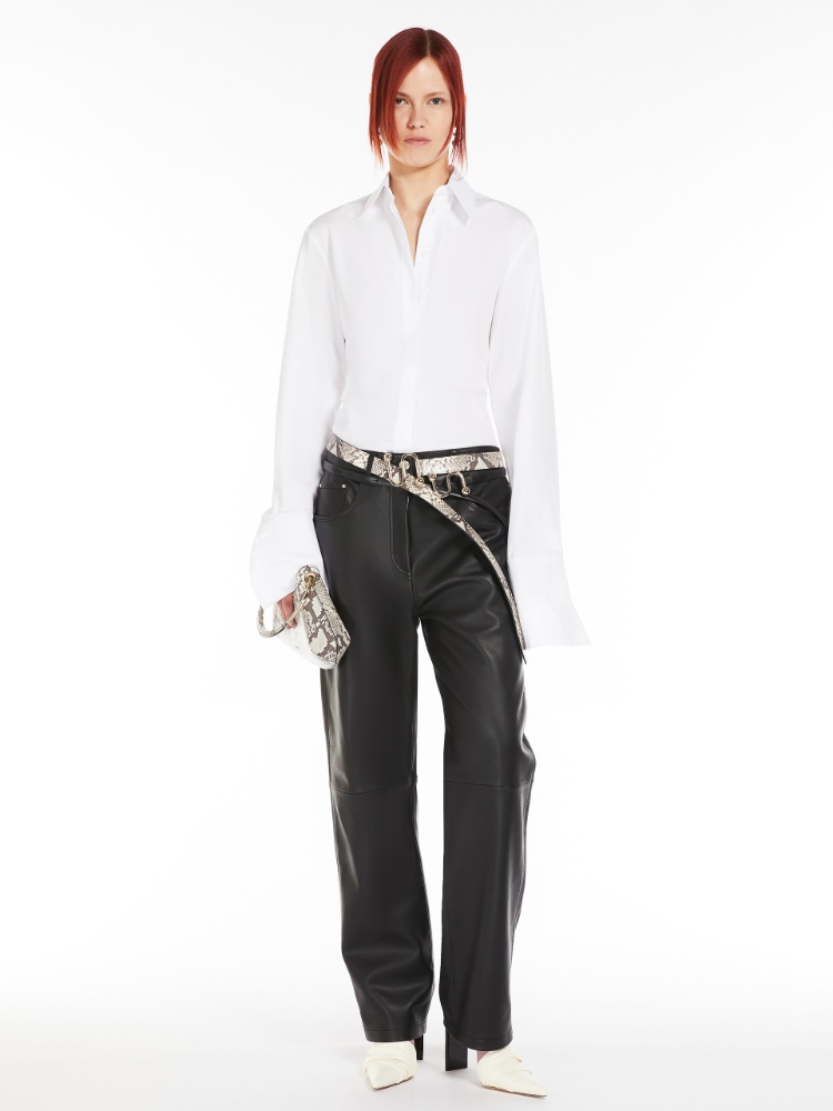 Poplin shirt - OPTICAL WHITE - Max Mara - 2