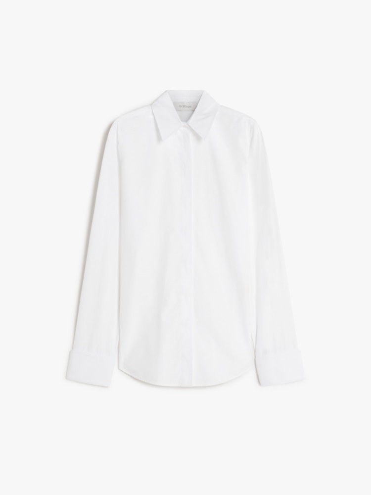 Poplin shirt - OPTICAL WHITE - Max Mara