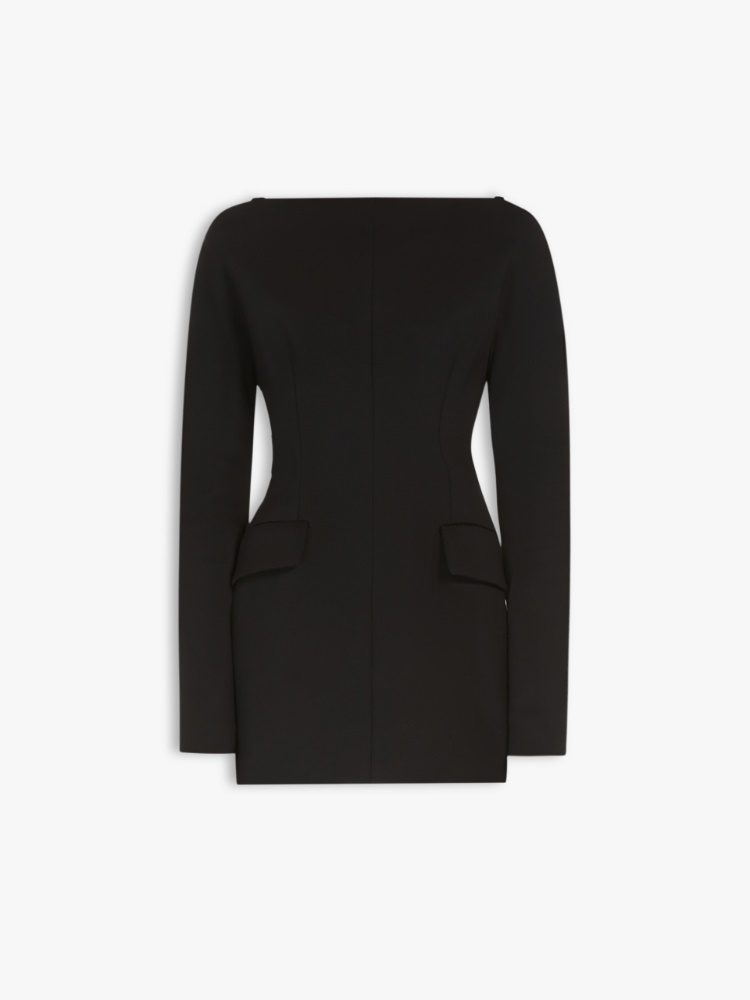 【関税&送料込】Sportmax Black Twill Acline1234 Dress Sportmax Sportmax Black Twill Acline1234 Dress from $666.00