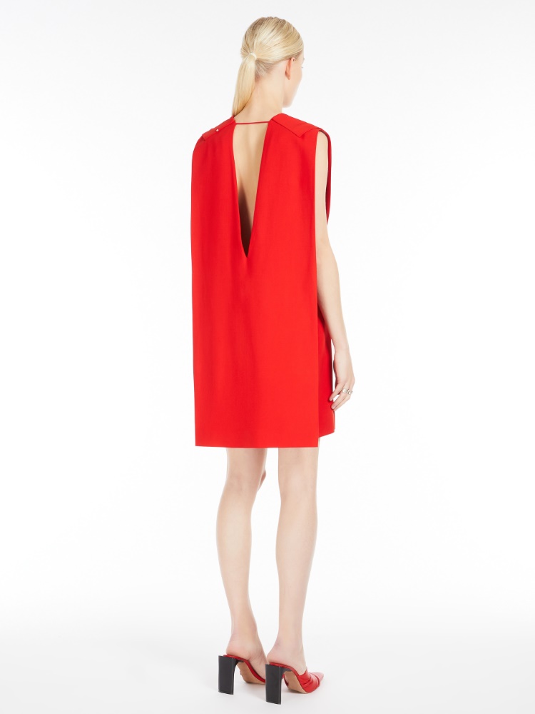 ワンピース SPORTMAX 'Agrume1234' dress Red Short stretch viscose dress - RUNWAY, red | Sportmax