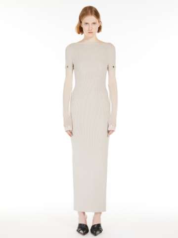ワンピース Max Mara Max Mara Aceri Knit Long Dress 0400022197742_BLACK?wid=600&