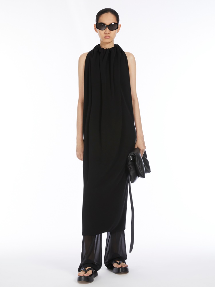 Long viscose dress - RUNWAY - BLACK - Max Mara - 2