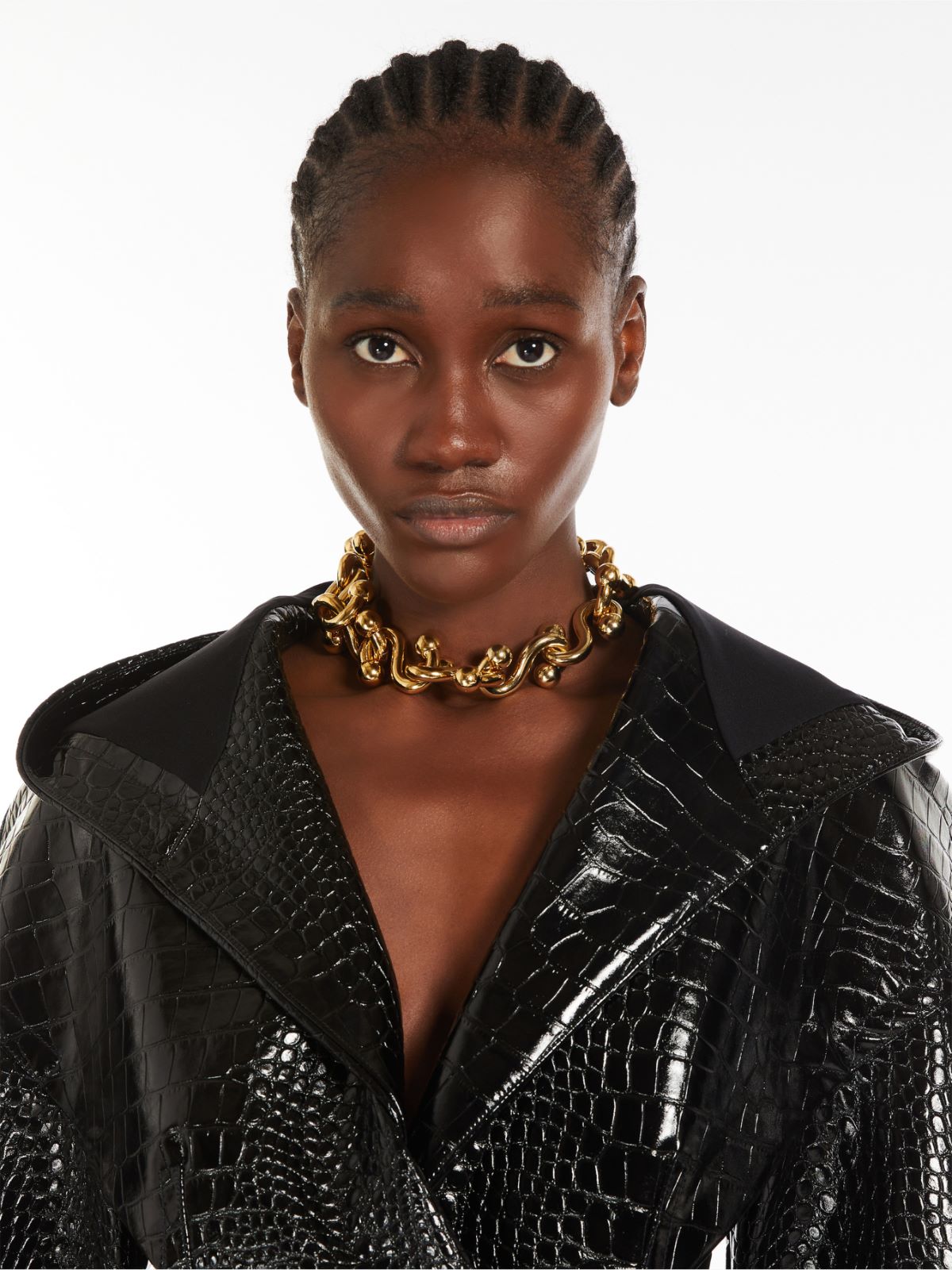 Sportmax monogram necklace + GOLD - Max Mara
