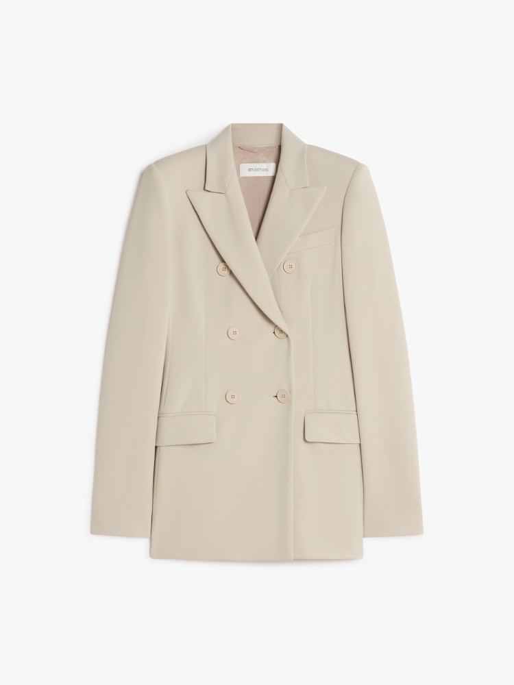 Scuba jersey blazer, turtledove | 