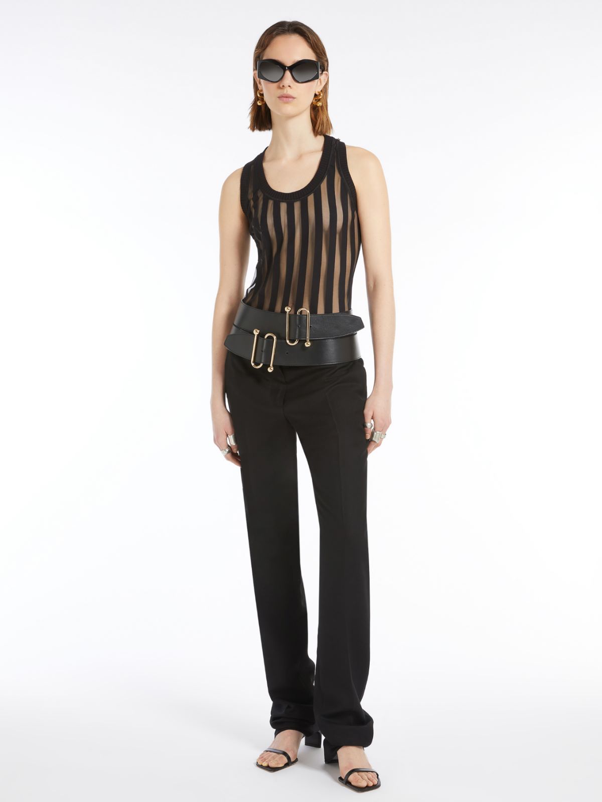 Semi-transparent bodysuit + BLACK - Max Mara