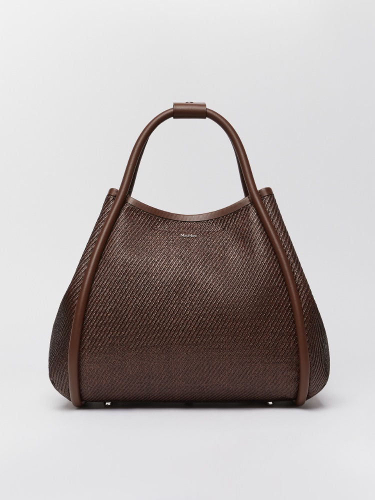 人気【MAXMARA】Borsa Marine medium tessuto effetto rafia 4511015206001-d-