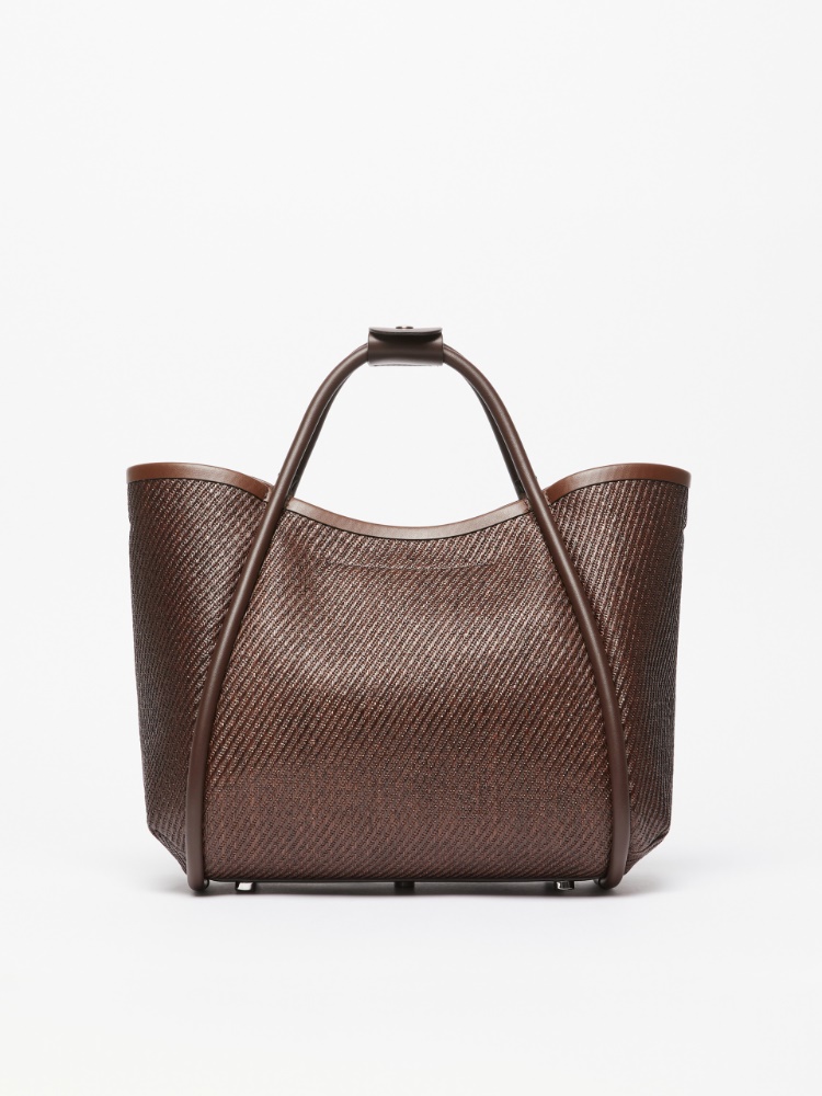 【Max Mara】SS25 Marine raffiaトート Max Mara Marine Medium raffia-effect tote bag Max Mara