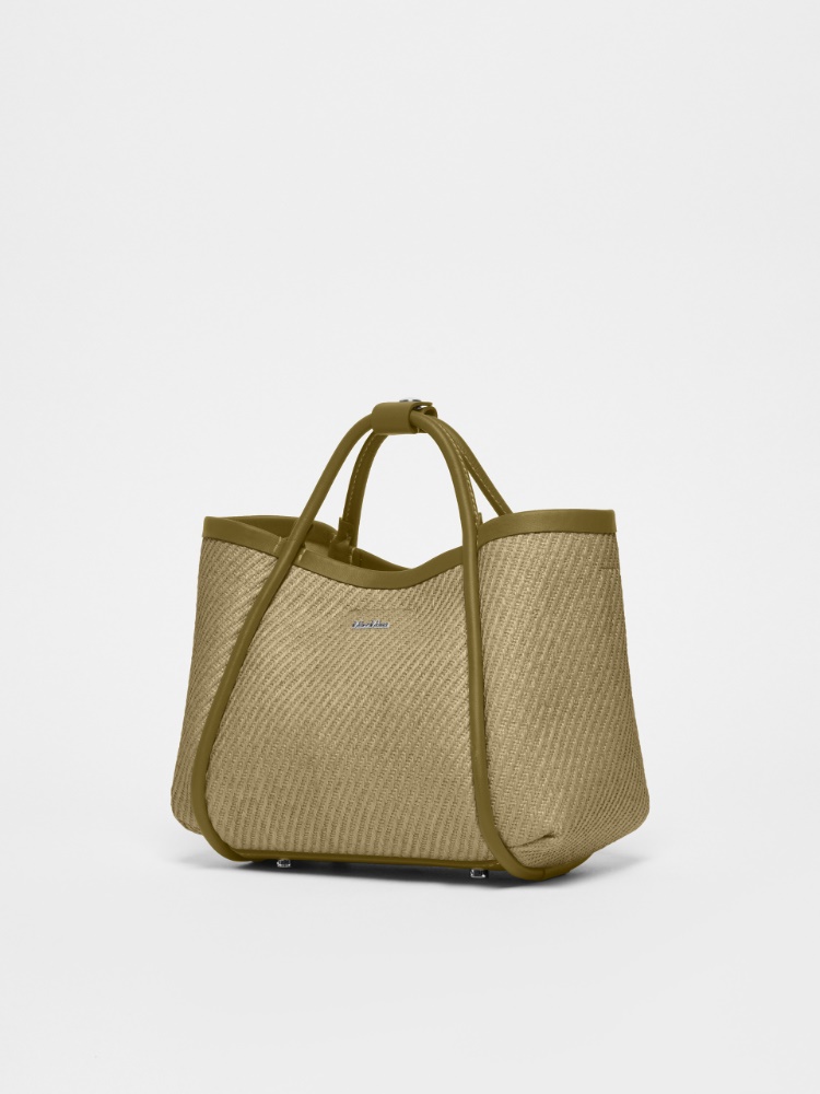 特価【Weekend Max Mara】Ottana ラフィア トート ロゴ バッグ バッグ ラフィア Max Mara(マックスマーラ) - 海外通販のBUYMA