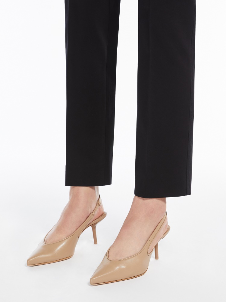 Slingbacks aus Nappaleder - HASELNUSS - Max Mara - 2