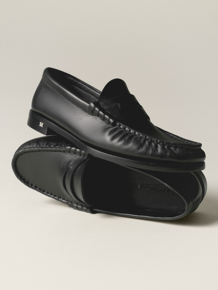 보이모크 레더 로퍼 + BLACK - Max Mara