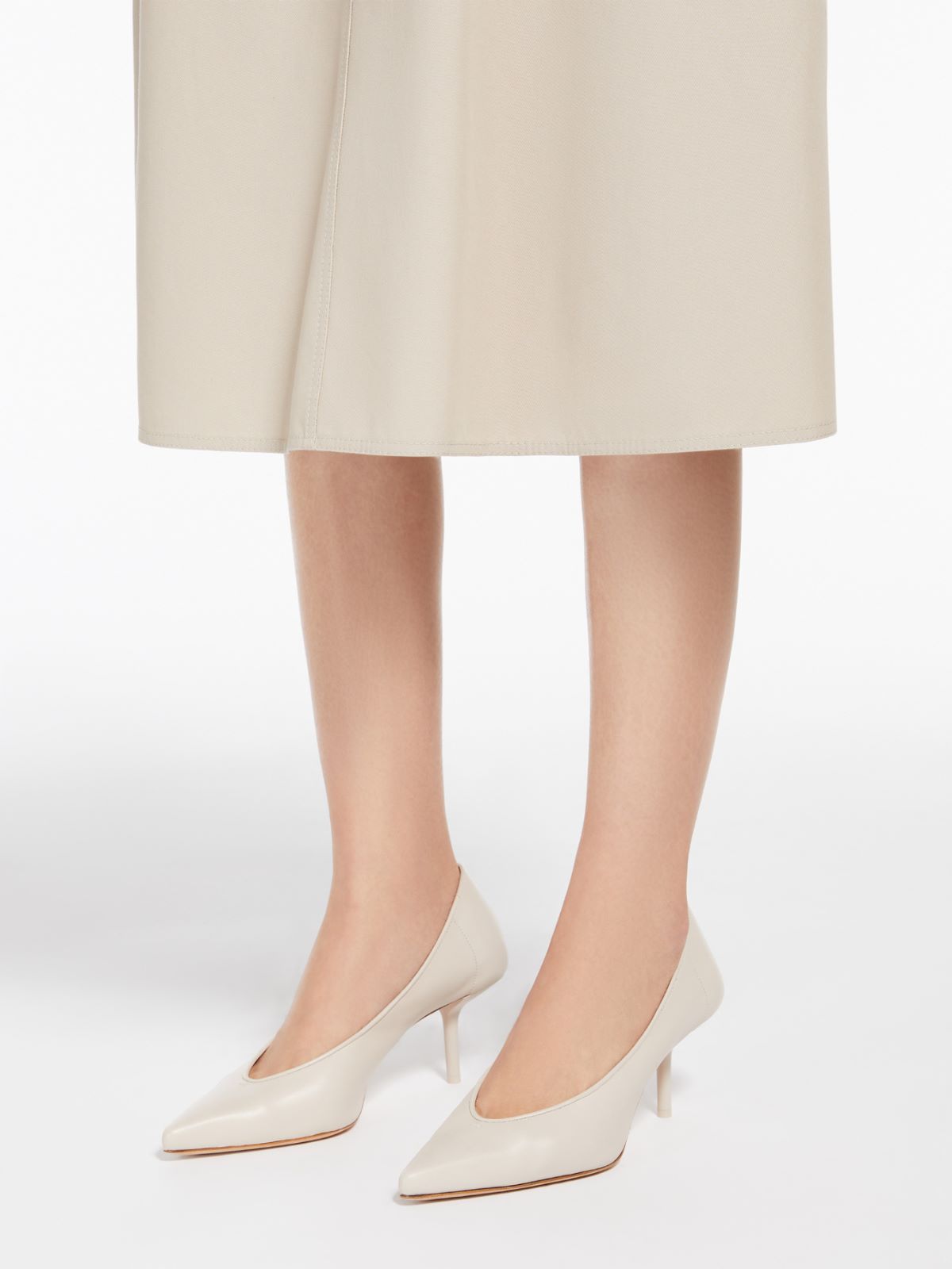 Nappa leather court shoes + ICE - Max Mara