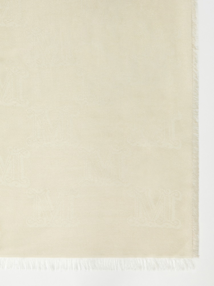 関税なし 送料無料 Beige Viscose Blend Whisky Scarf LOEWE scarf in alpaca and wool blend Beige - LOEWE