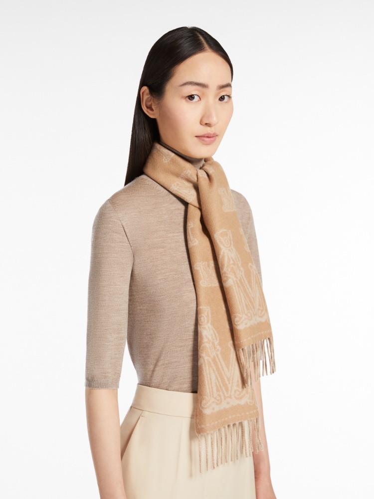 웨사니마 캐시미어 스카프 - CAMEL - Max Mara - 6