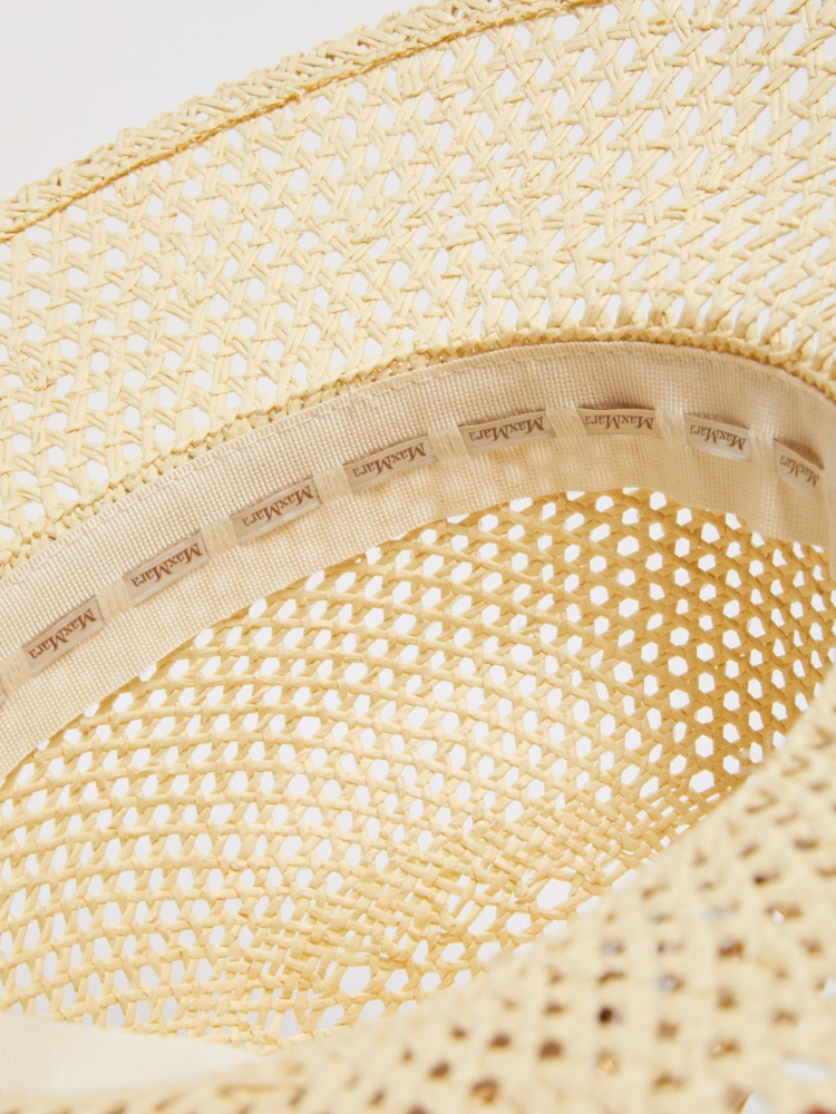 ★SALE★【送料関税無料】MaxMara ペーパーヤーンハット Paper yarn hat, sand |