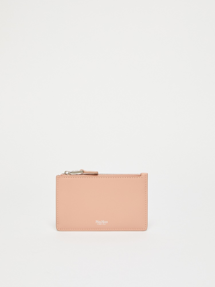 [カードホルダー] カーフ レザー カード ホルダー - PINK - Max Mara